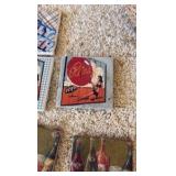 Coasters, London plates, pewter cups.