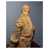 (3) Figurines: Asian Warrior; Eagle, Horse