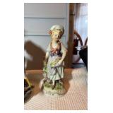 Ceramic and porcelain figurines.