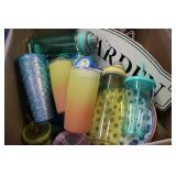 Huge lot of reusable cups, and wate...