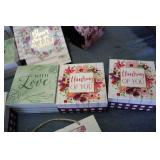 Gift boxes and wall art...