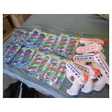 Lot of swim goggles and squirt guns...