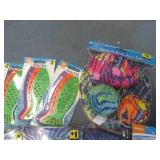 Pool toys and masks...