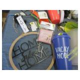 Assortment of home goods...