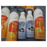 Sunscreen spray...
