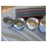 Lot of freezer trays and small bowl...