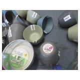 Lot of small bowls, citronella cand...