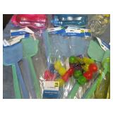 Drinkware and fly swatters...