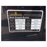 Landhoner Skid Steer Rock Grapple 72"