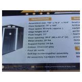 Landhoner Metal Storage Shed 6