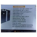 Landhoner Metal Storage Shed 8