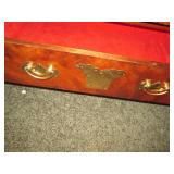 Vintage Asian Tansu Burlwood Chest ...
