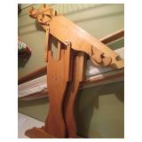 Wood framed quilters assembly aid...