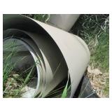 Misc amount of rolled metal siding ...