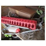 Vintage metal farm animal gear, chi...