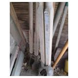 Electric weed eater, Assorted shove...