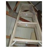 10ft and 6ft wooden step ladders...