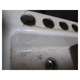 Oversized Single basin porcelain ki...