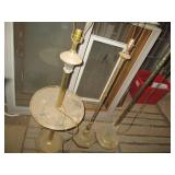 Trio of Vintage brass tone free-sta...
