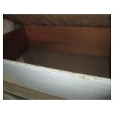 Lot of painted dresser drawers, pla...