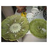 Vintage metal, ceramic and wood nik...