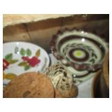 Vintage ceramic and wood home goods...