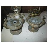 Vintage milk glass and heavy metal ...