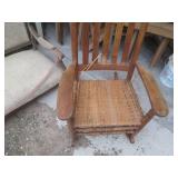 Vintage wood framed Rocking Chair, ...