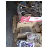 Misc Wood pieces, crystal picture f...
