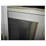 36in Metal framed glass vinyl surfa...