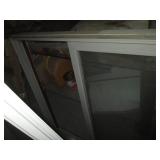 36in Metal framed glass vinyl surfa...