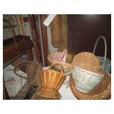Beautiful bundle of baskets in a va...