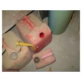 Variety of plastic gas cans and fun...