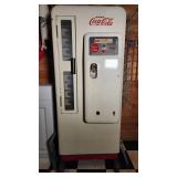 Coca-Cola Cavalier Coin-Op Vending Machine with Key (broken but could be copied)