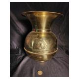 Republic Brand Chewing Tobacco Out Plug Brass Spittoon