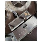 Telectro Reel-to-Reel Tape Recorder with Case & Microphone