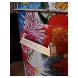 Floral Metal Storage Tub with Mixed Children