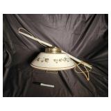 Vintage Floral Swag Lamp Light Fixture