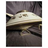 Vintage Floral Swag Lamp Light Fixture