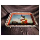Vintage Walt Disney Mickey Mouse Folding TV Tray Table
