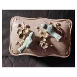 Fairland Import Hand Made in Japan Bird Trinket Box & Dishes (Lot of 3)