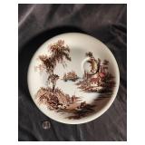 Porcelain Teacup & Saucer Set (Lot of 4)
