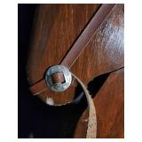 Wooden Rocking Horse with Leather Saddle