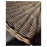 Wicker Heart-Back Bistro Set (3-Piece)