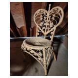 Wicker Heart-Back Bistro Set (3-Piece)
