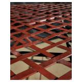 Decorative Wrought Iron Folding Patio Chair