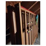 Wooden Folding Baby Gate with Toy Decoration