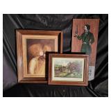 Margaret Kane Print, American Homestead Spring & Host Plaque Framed Wall Art (Lot of 3)