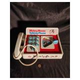 Vintage Hasbro Preschool Mickey Mouse Talking Phone #152