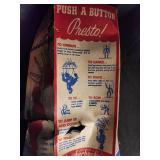 Vintage Knickerbocker Pinocchio Push Button Marionette with Original Box
